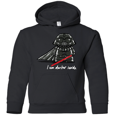 Sweatshirts Black / YS Darker Inside Youth Hoodie