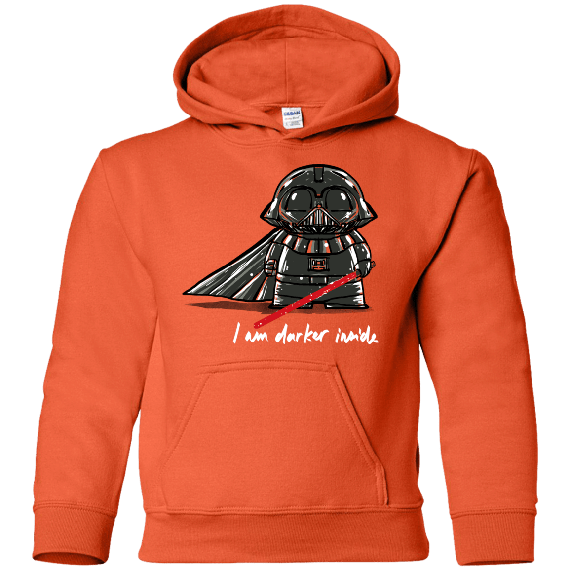 Sweatshirts Orange / YS Darker Inside Youth Hoodie