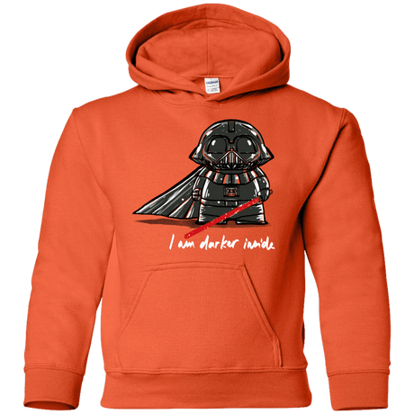 Sweatshirts Orange / YS Darker Inside Youth Hoodie