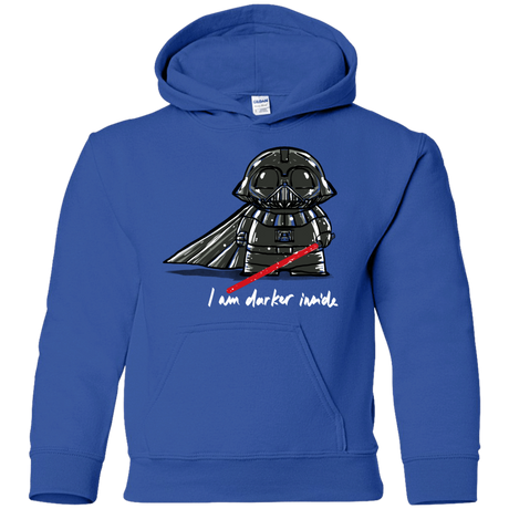 Sweatshirts Royal / YS Darker Inside Youth Hoodie