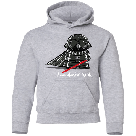 Sweatshirts Sport Grey / YS Darker Inside Youth Hoodie