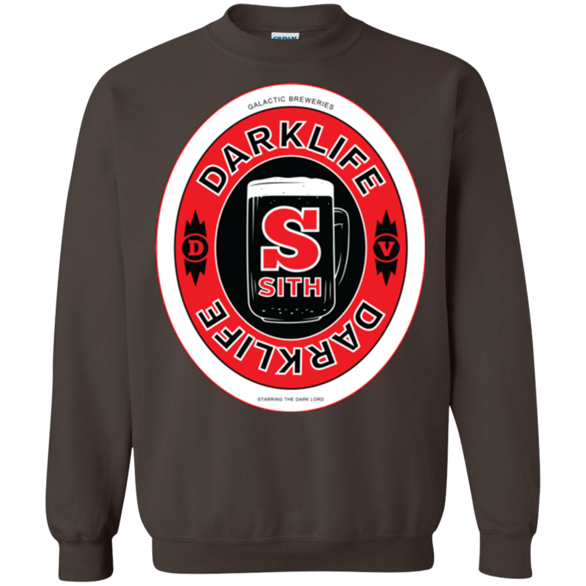 Sweatshirts Dark Chocolate / Small Darklife Crewneck Sweatshirt
