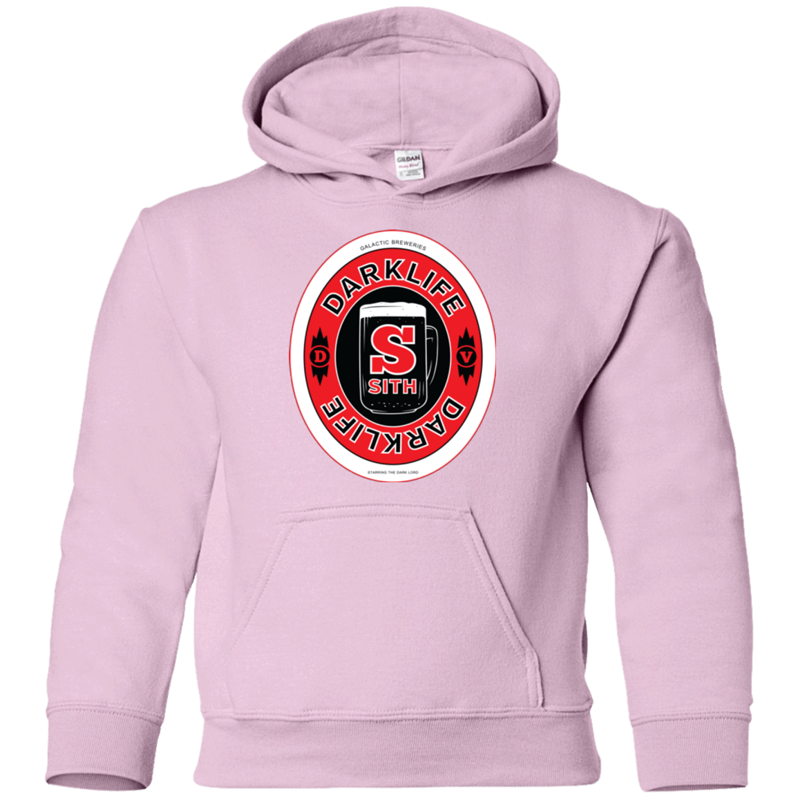 Sweatshirts Light Pink / YS Darklife Youth Hoodie