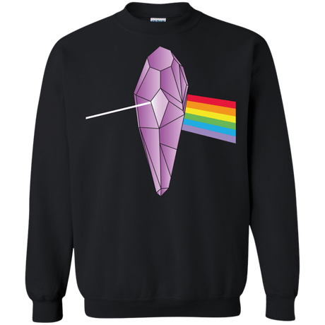Sweatshirts Black / S Darkside Of The Crystal Crewneck Sweatshirt