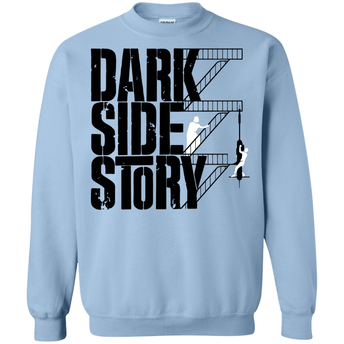 Sweatshirts Light Blue / Small DARKSIDE STORY Crewneck Sweatshirt