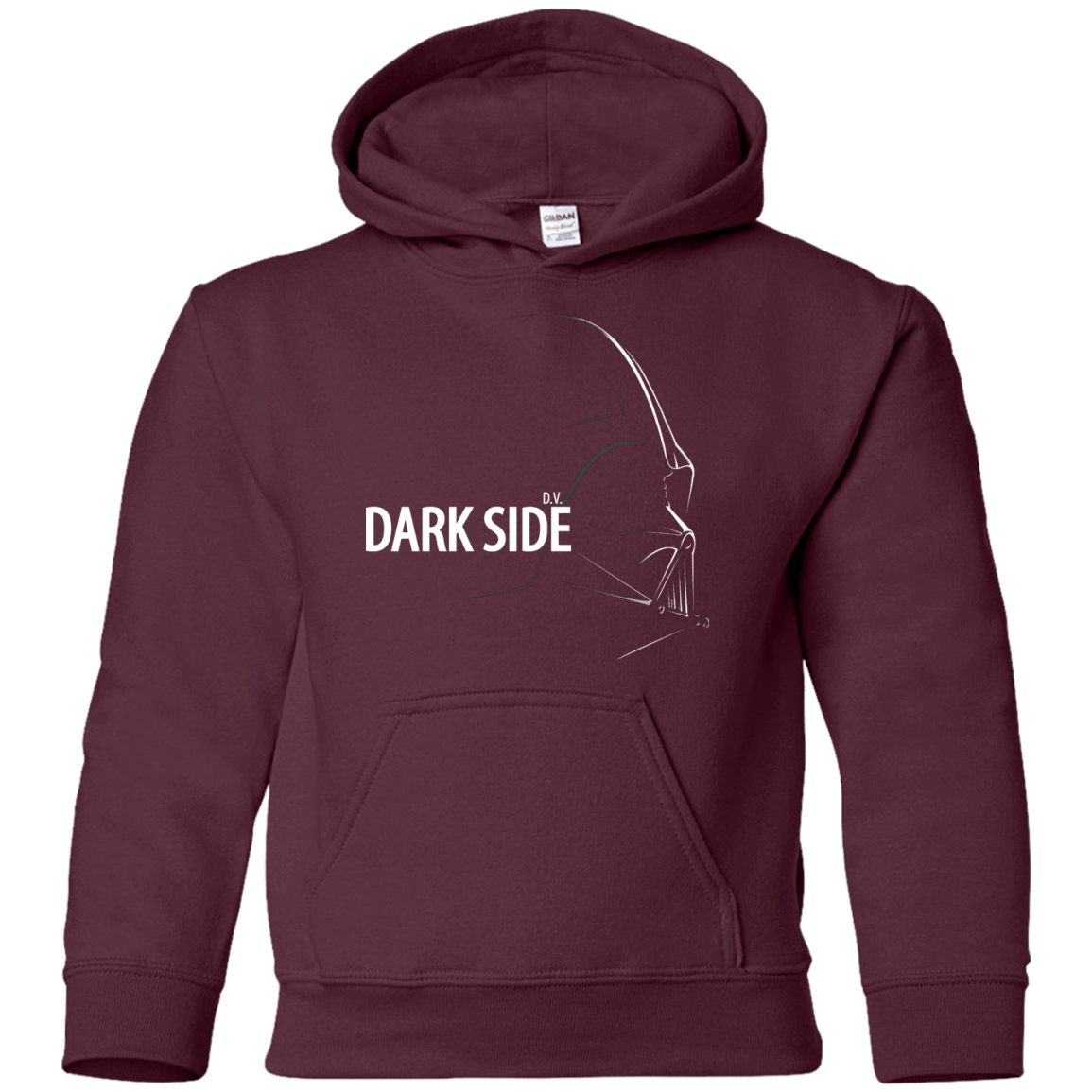 Sweatshirts Maroon / YS DARKSIDE Youth Hoodie