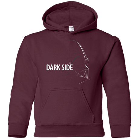 Sweatshirts Maroon / YS DARKSIDE Youth Hoodie