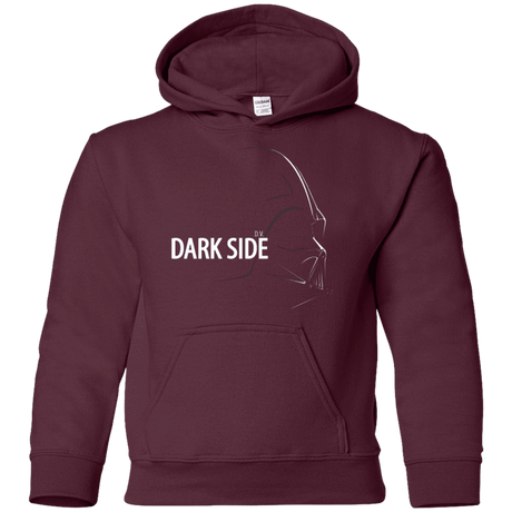 Sweatshirts Maroon / YS DARKSIDE Youth Hoodie
