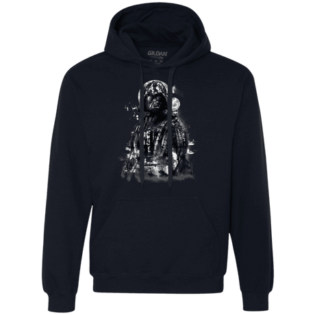 Sweatshirts Navy / S Darth Bot Premium Fleece Hoodie