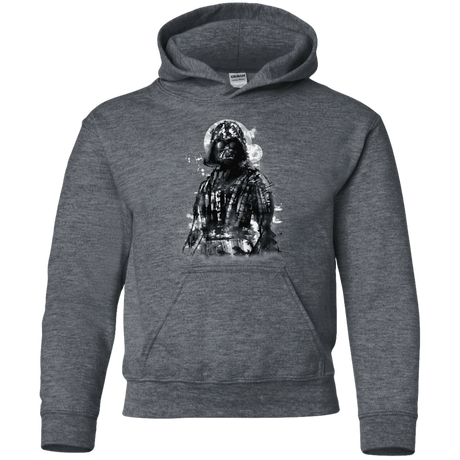Sweatshirts Dark Heather / YS Darth Bot Youth Hoodie