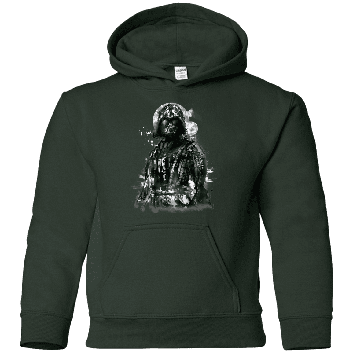 Sweatshirts Forest Green / YS Darth Bot Youth Hoodie