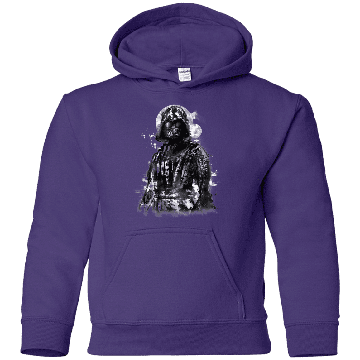 Sweatshirts Purple / YS Darth Bot Youth Hoodie