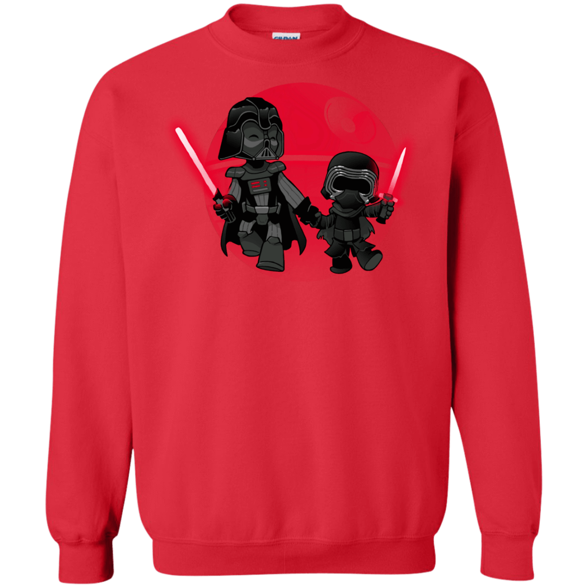 Sweatshirts Red / Small Darth Grandpa Crewneck Sweatshirt