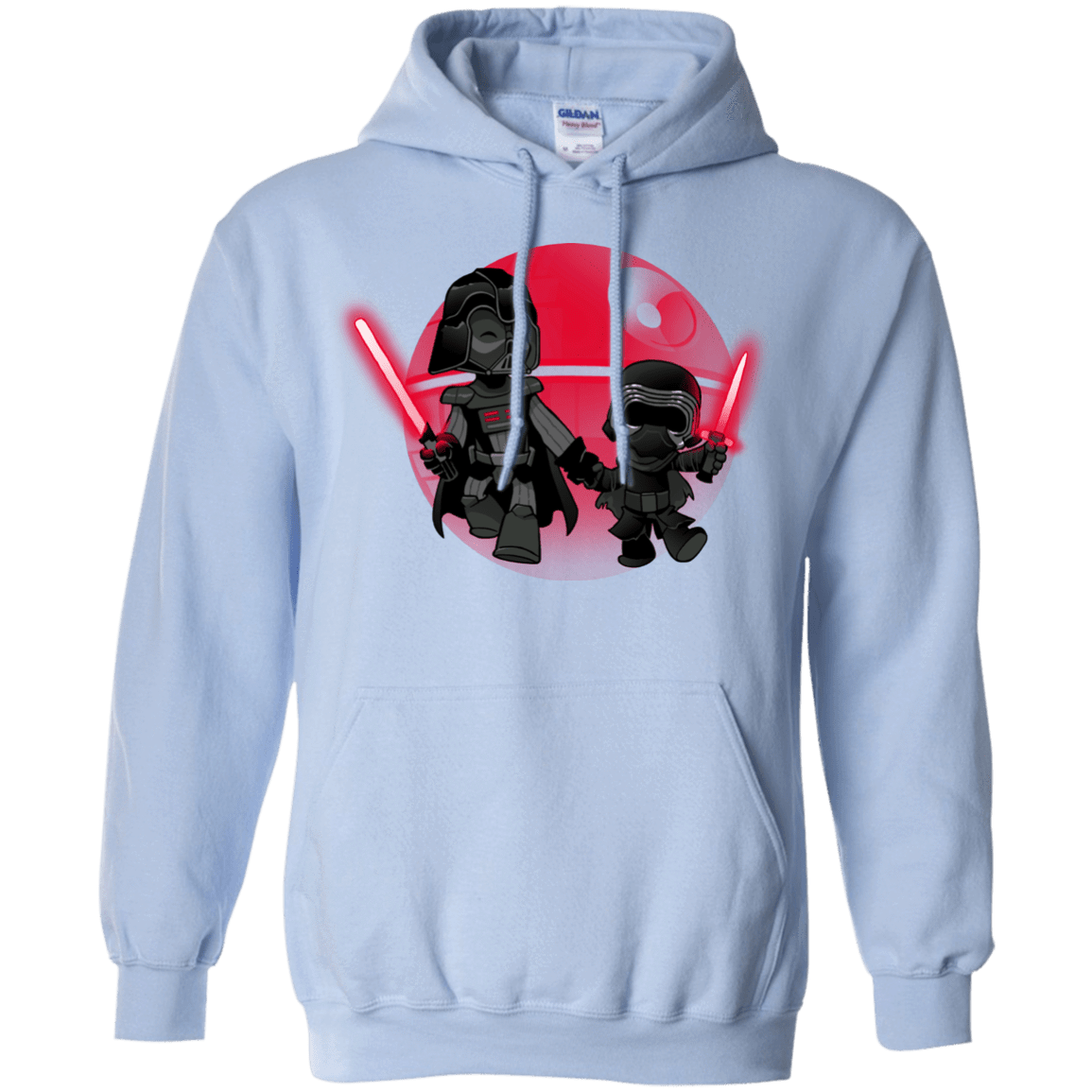 Sweatshirts Light Blue / Small Darth Grandpa Pullover Hoodie