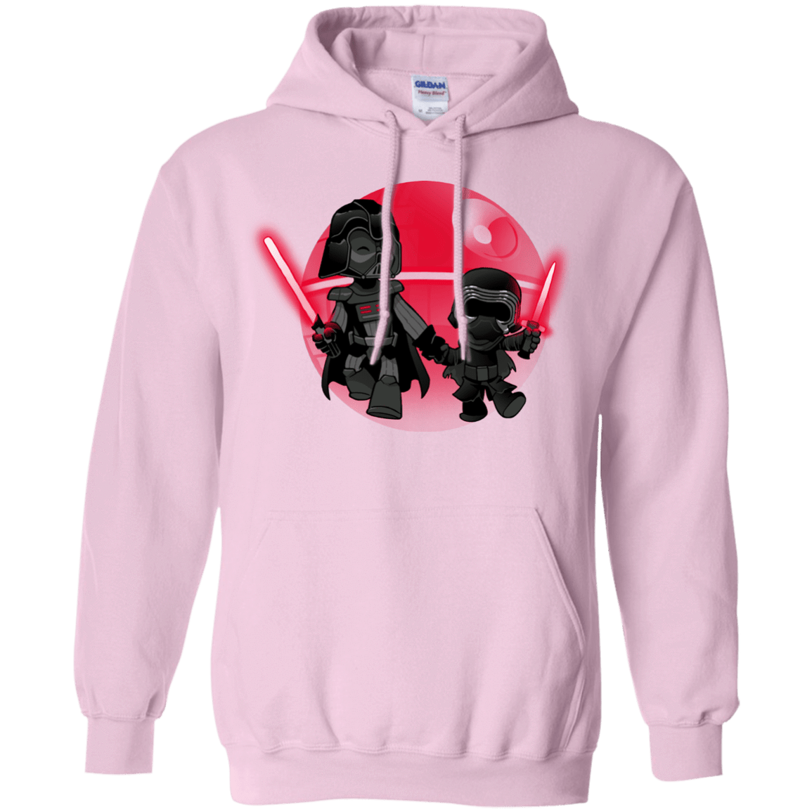 Sweatshirts Light Pink / Small Darth Grandpa Pullover Hoodie