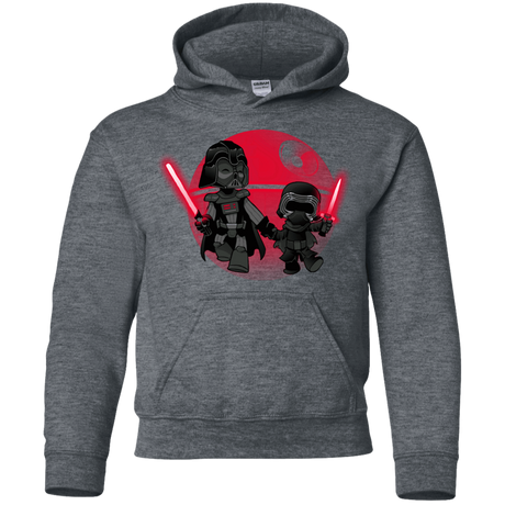 Sweatshirts Dark Heather / YS Darth Grandpa Youth Hoodie