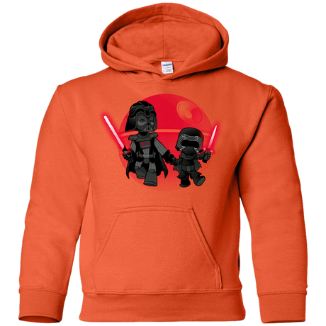 Sweatshirts Orange / YS Darth Grandpa Youth Hoodie