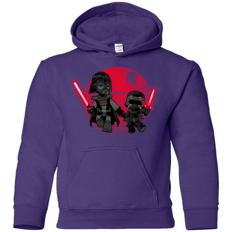 Sweatshirts Purple / YS Darth Grandpa Youth Hoodie
