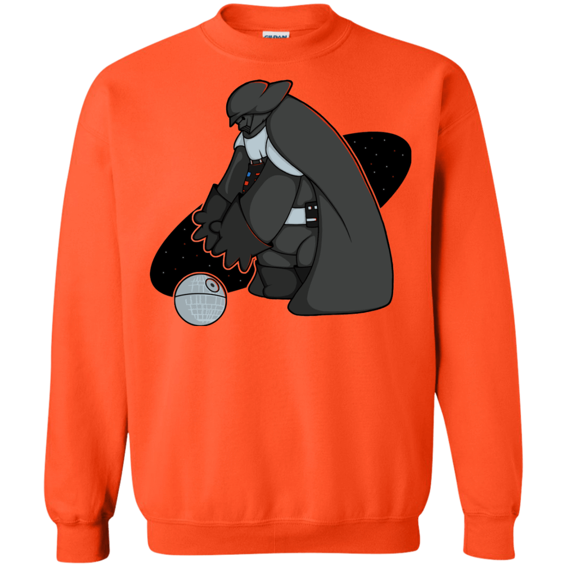 Sweatshirts Orange / Small Darth Hero Sith Crewneck Sweatshirt