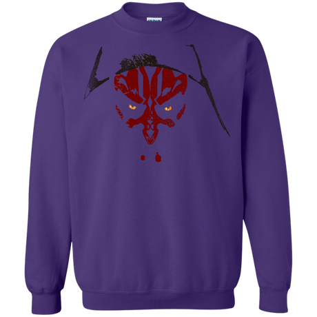 Sweatshirts Purple / S Darth M Crewneck Sweatshirt