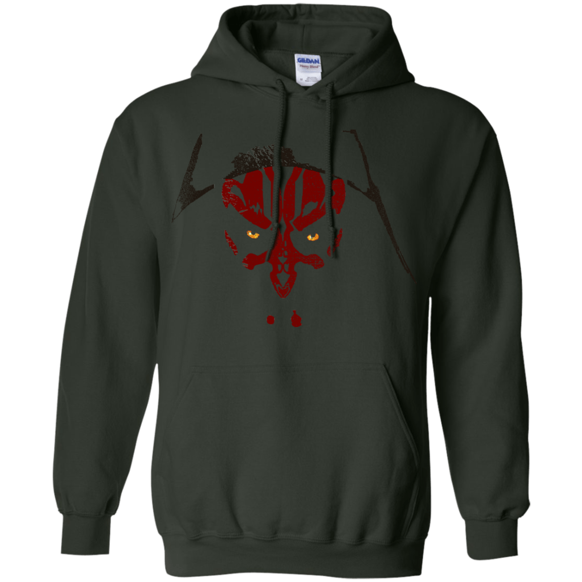 Sweatshirts Forest Green / S Darth M Pullover Hoodie