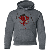Sweatshirts Dark Heather / YS Darth M Youth Hoodie