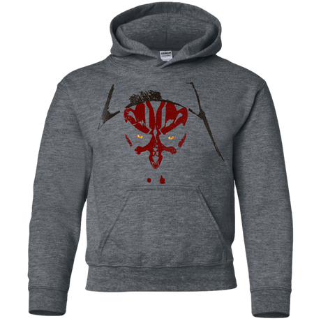 Sweatshirts Dark Heather / YS Darth M Youth Hoodie