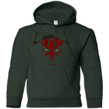 Sweatshirts Forest Green / YS Darth M Youth Hoodie
