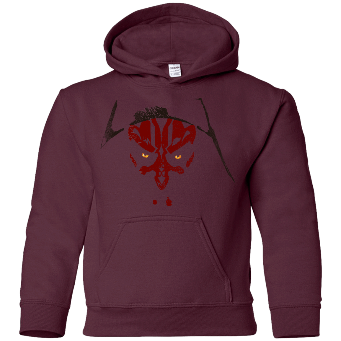 Sweatshirts Maroon / YS Darth M Youth Hoodie