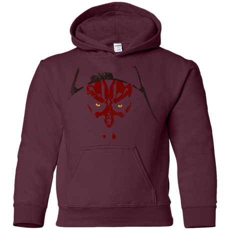 Sweatshirts Maroon / YS Darth M Youth Hoodie