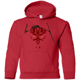 Sweatshirts Red / YS Darth M Youth Hoodie