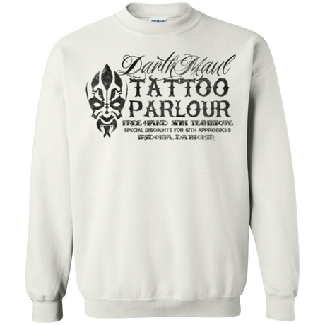 Sweatshirts White / Small Darth Maul Tattoo Parlour Crewneck Sweatshirt
