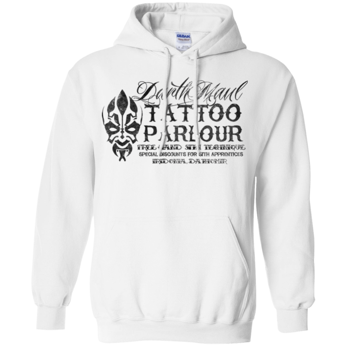 Sweatshirts White / Small Darth Maul Tattoo Parlour Pullover Hoodie