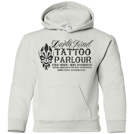 Sweatshirts White / YS Darth Maul Tattoo Parlour Youth Hoodie