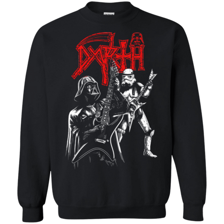 Sweatshirts Black / Small DARTH METAL Crewneck Sweatshirt