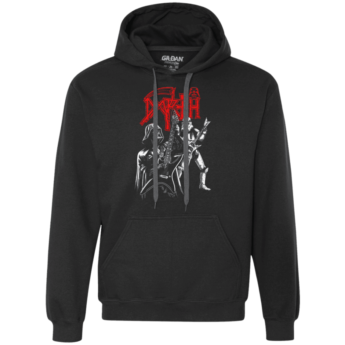 Sweatshirts Black / Small DARTH METAL Premium Fleece Hoodie