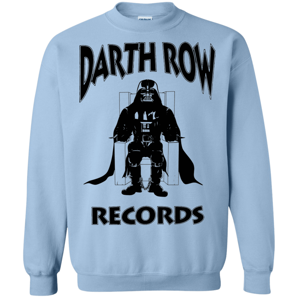 Sweatshirts Light Blue / Small Darth Row Records Crewneck Sweatshirt