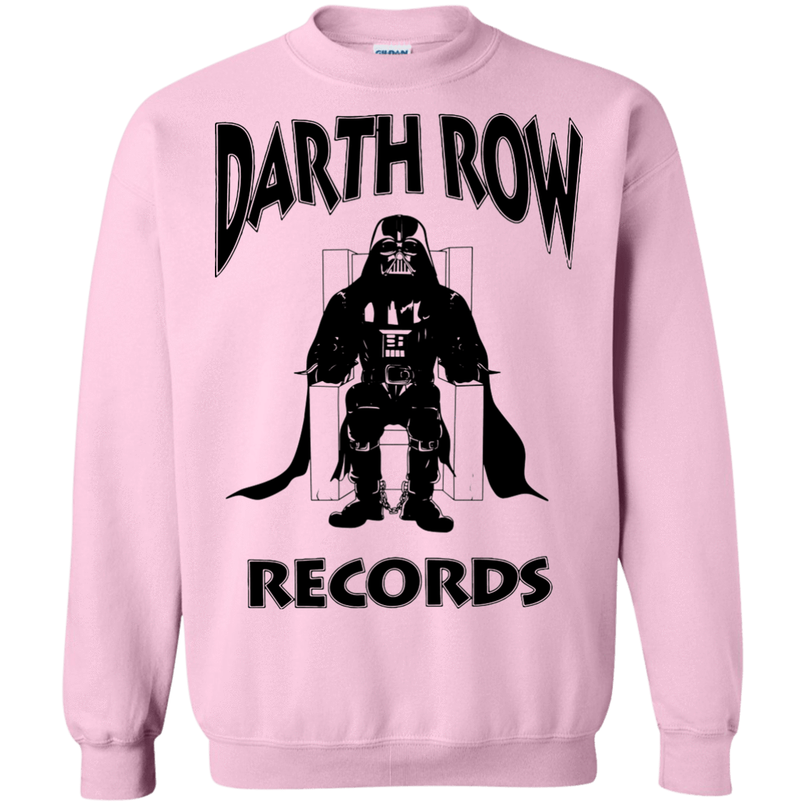 Sweatshirts Light Pink / Small Darth Row Records Crewneck Sweatshirt
