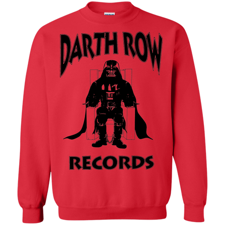 Sweatshirts Red / Small Darth Row Records Crewneck Sweatshirt