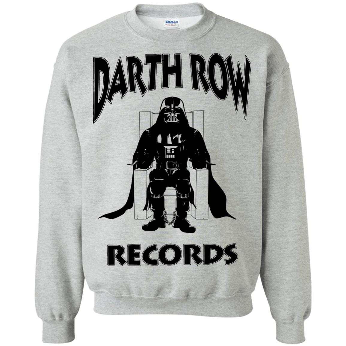 Sweatshirts Sport Grey / Small Darth Row Records Crewneck Sweatshirt