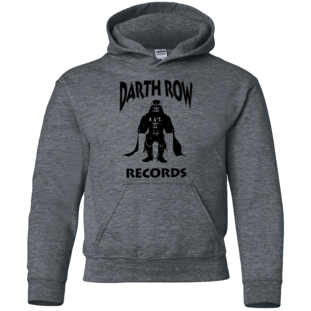 Sweatshirts Dark Heather / YS Darth Row Records Youth Hoodie