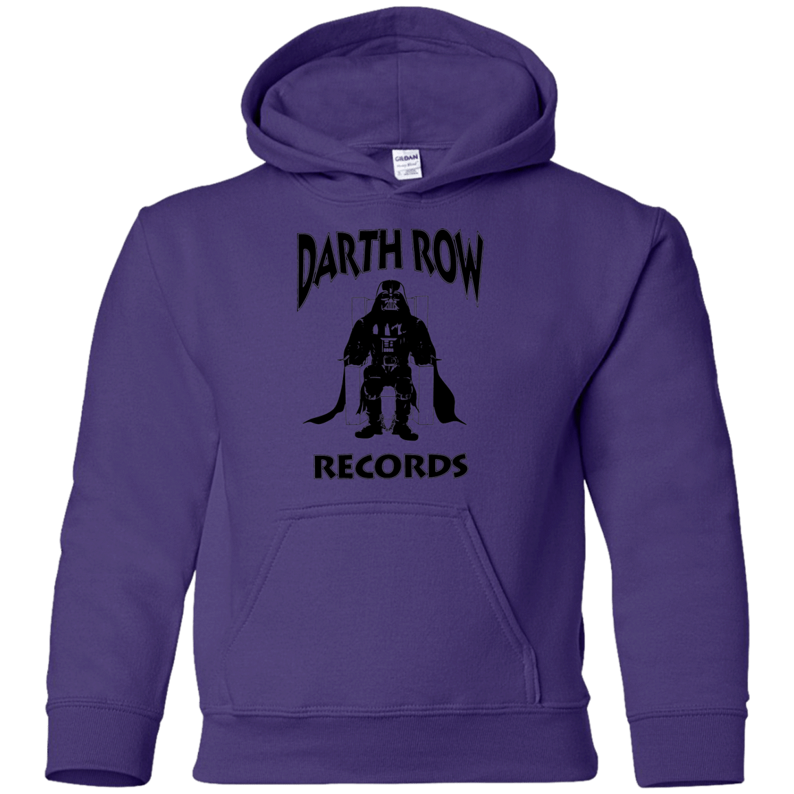 Sweatshirts Purple / YS Darth Row Records Youth Hoodie