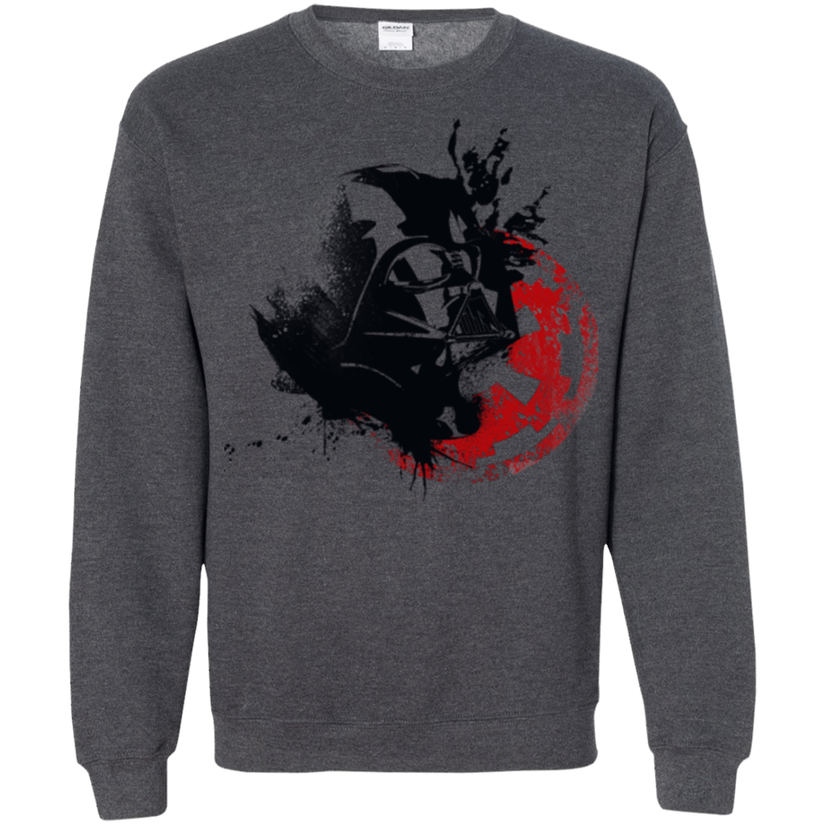 Sweatshirts Dark Heather / S Darth V Crewneck Sweatshirt