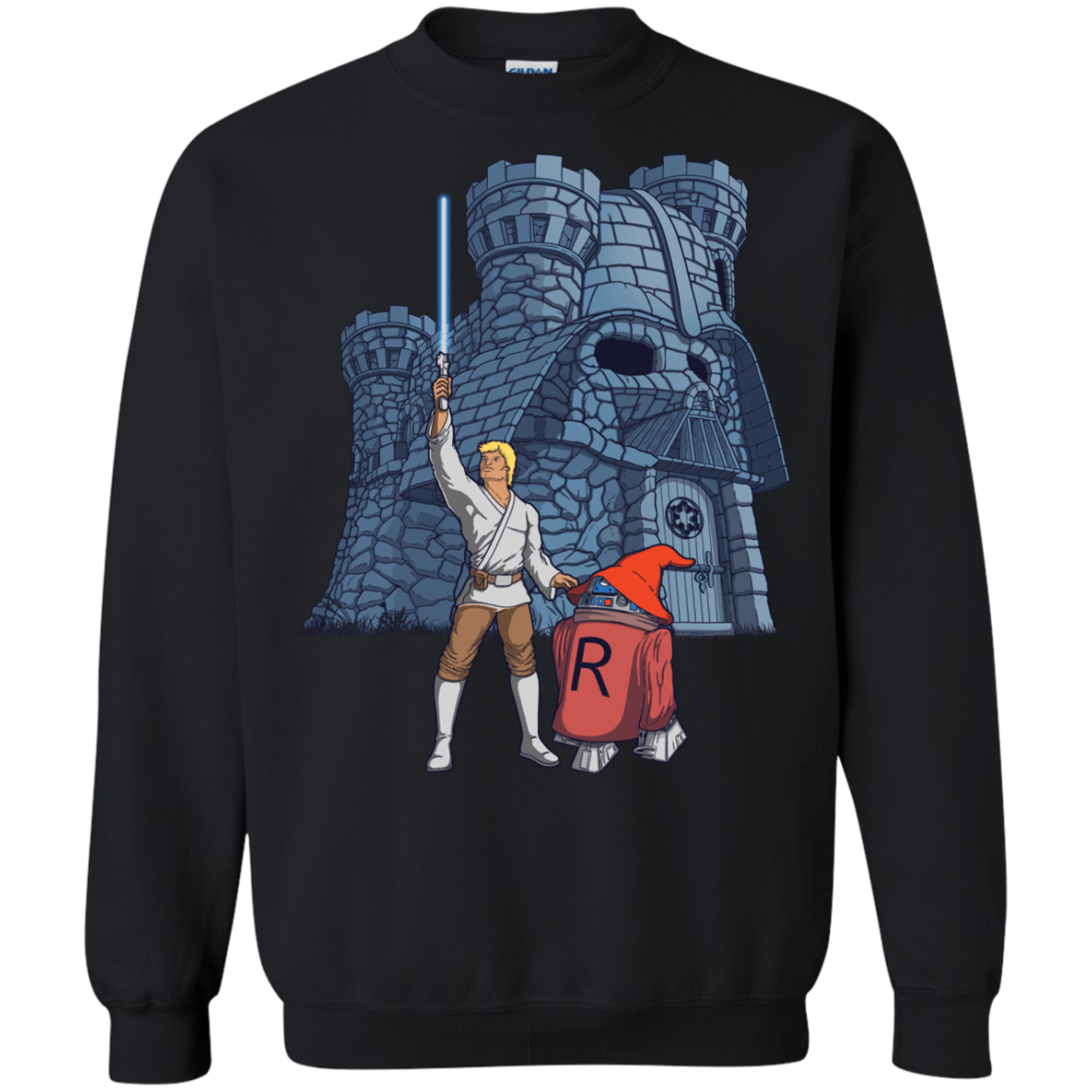 Sweatshirts Black / S Darthskull Castle Crewneck Sweatshirt
