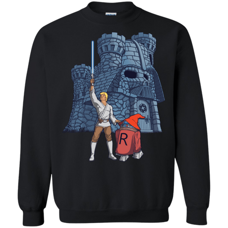 Sweatshirts Black / S Darthskull Castle Crewneck Sweatshirt