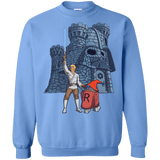 Sweatshirts Carolina Blue / S Darthskull Castle Crewneck Sweatshirt