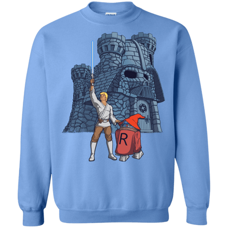 Sweatshirts Carolina Blue / S Darthskull Castle Crewneck Sweatshirt