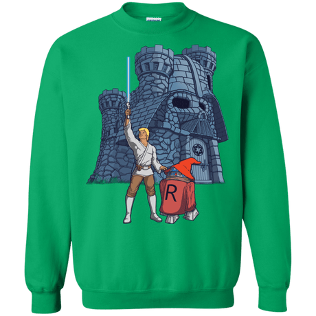 Sweatshirts Irish Green / S Darthskull Castle Crewneck Sweatshirt