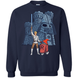 Sweatshirts Navy / S Darthskull Castle Crewneck Sweatshirt
