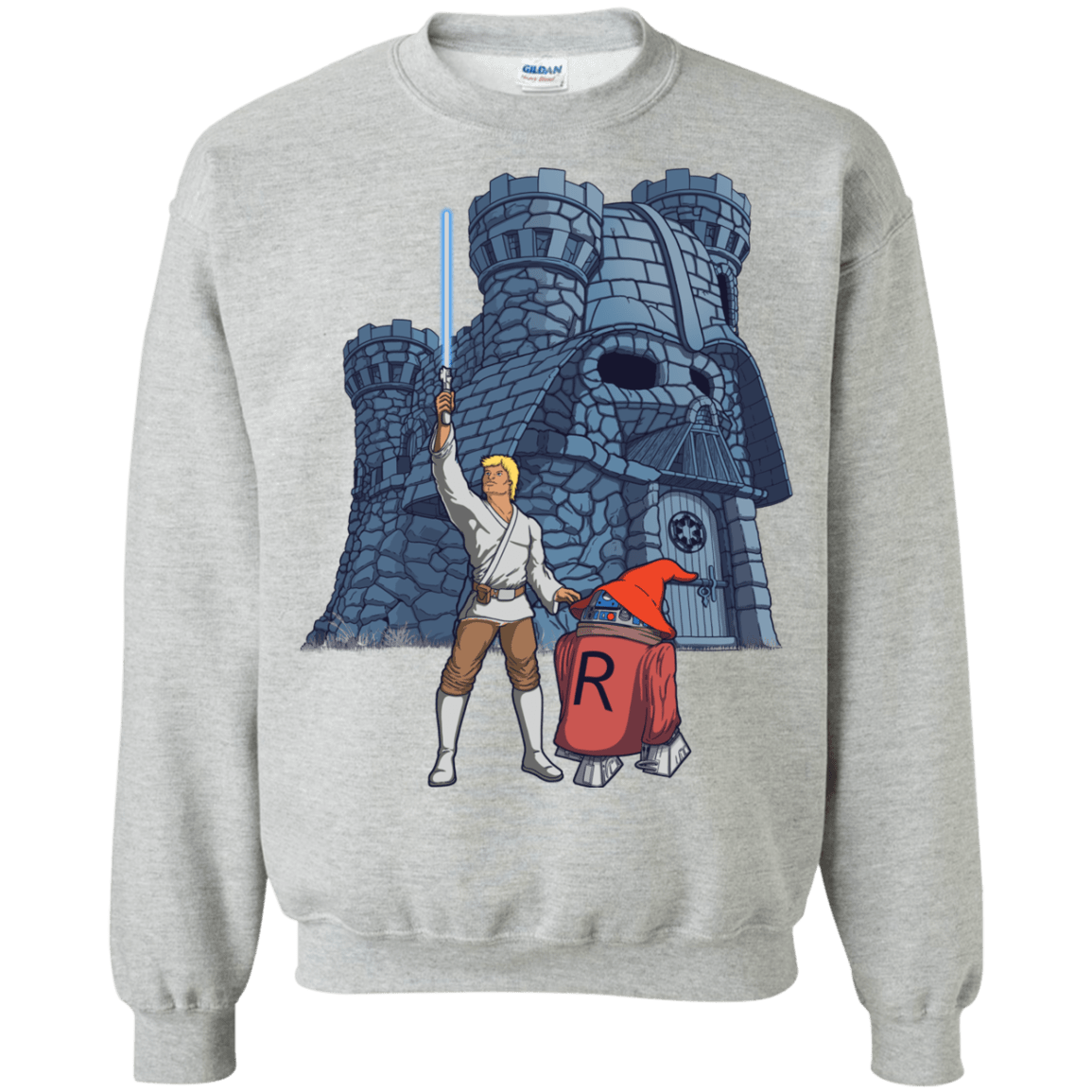 Sweatshirts Sport Grey / S Darthskull Castle Crewneck Sweatshirt